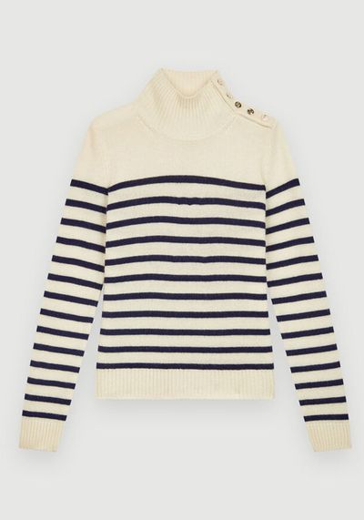 Cashmere Sailor-Style Sweater from Maje