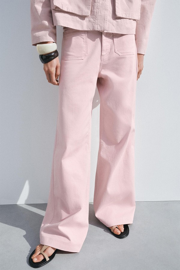 Straight-Leg High-Waist Full Length Jeans from Zara