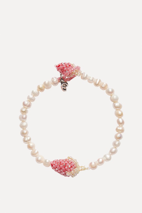 Pearl Pale Strawberry Bracelet
