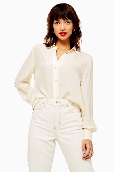 Ivory Silk Shirt