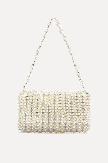 Crossbody Bag With Pearls from Zara