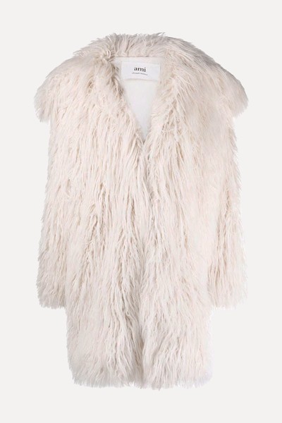 Faux Fur Oversize Coat from AMI Paris