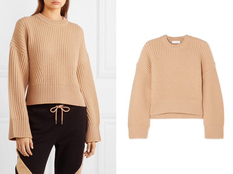 Ribbed Organic Merino Wool Sweater from Ninety Percent