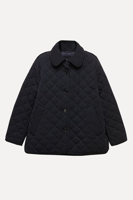 Cotton Quilted Jacket  from Mango