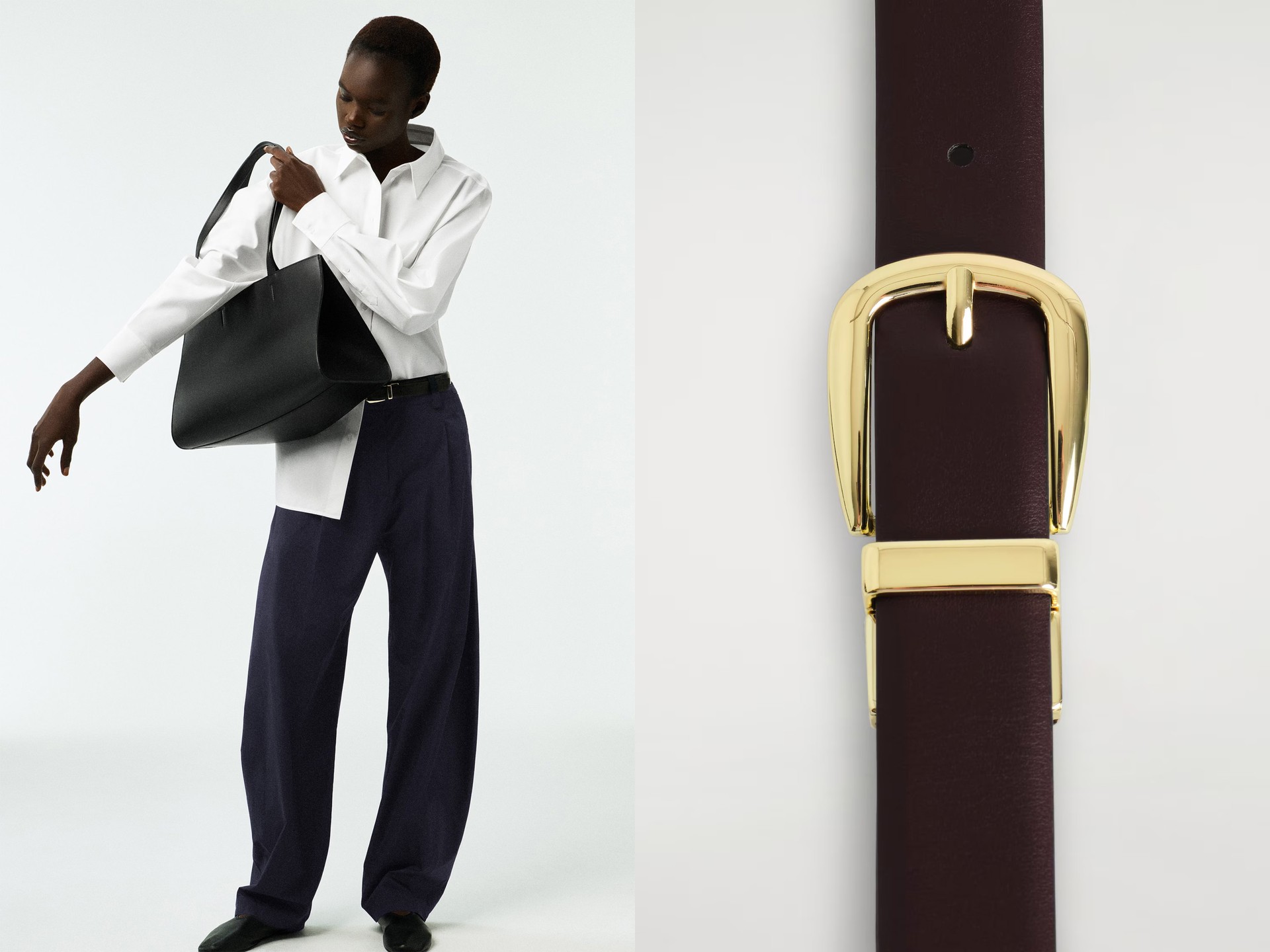 Reversible Leather Belt from COS 