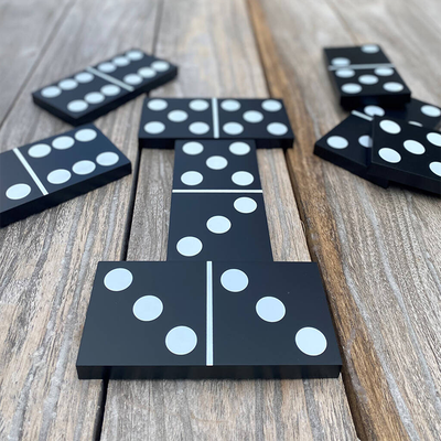 Solid Wood Giant Dominos Garden Game from Garden Selections