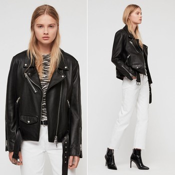 Billie Leather Biker Jacket