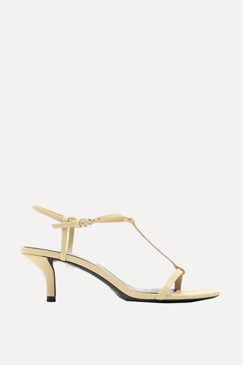 Strappy Mid-Heel Sandals 