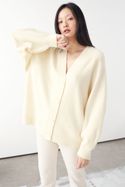 Oversized Wool Cardigan from & Other Stories