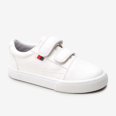White Strap Touch Fastening Shoes