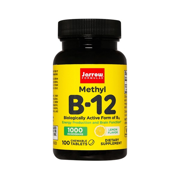 Methylcobalamin B12 Lemon Flavour Vegan Lozenges from Jarrow Formulas