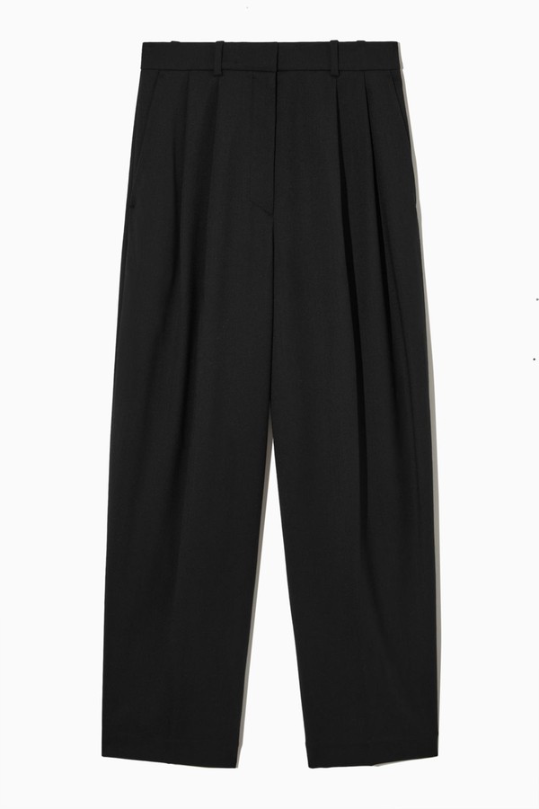 Wide-Leg Tailored Wool Trousers from COS