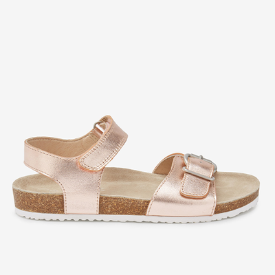 Corkbed Sandals Rose Gold