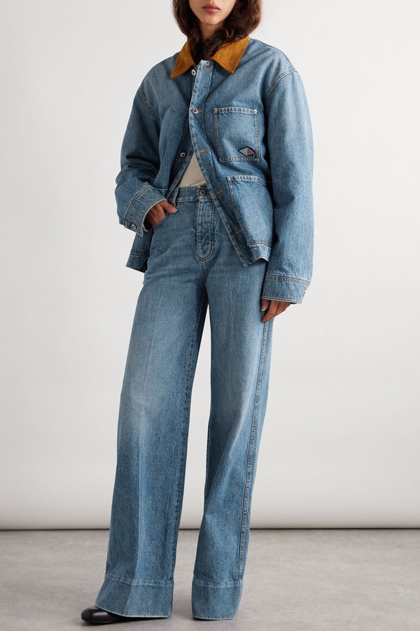 High-Rise Straight-Leg Jeans from BOTTEGA VENETA
