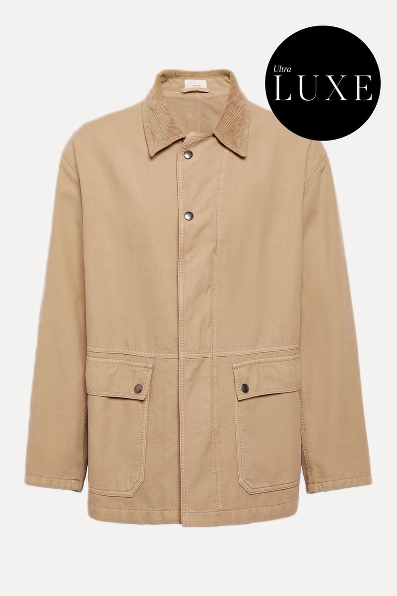 Frank Cotton Canvas Field Jacket from The Row
