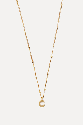 Satellite Chain Initial Necklace from Orelia