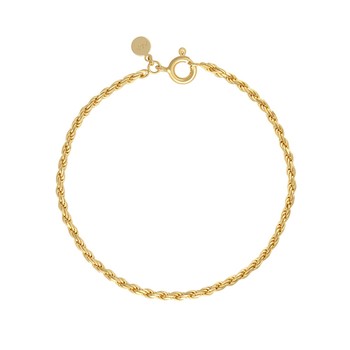 Rope Chain Bracelet In Gold