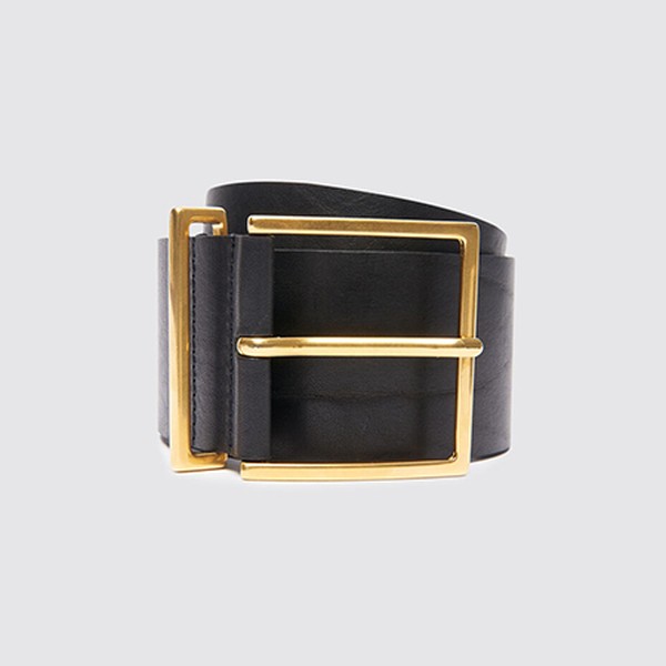 Wide Leather Belt from Sandro