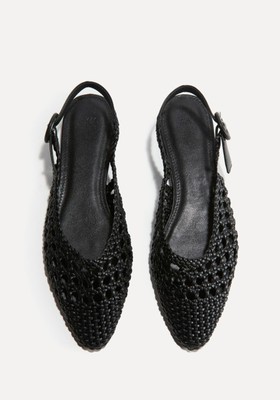 Braided Slingbacks