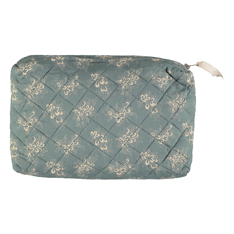 Makeup Bag Soft Teal from Camomile London