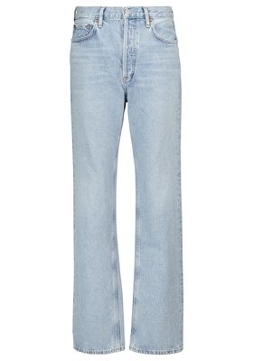 Lana Mid-Rise Straight Jeans from Agolde