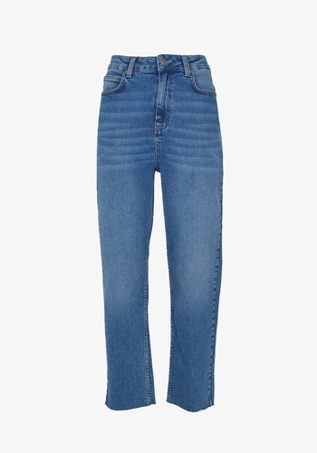 Indigo Straight Raw Jeans