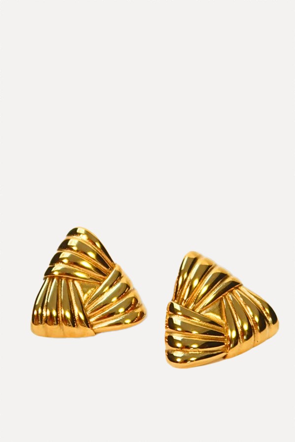 Chloe Triangle Earrings from Dhana London