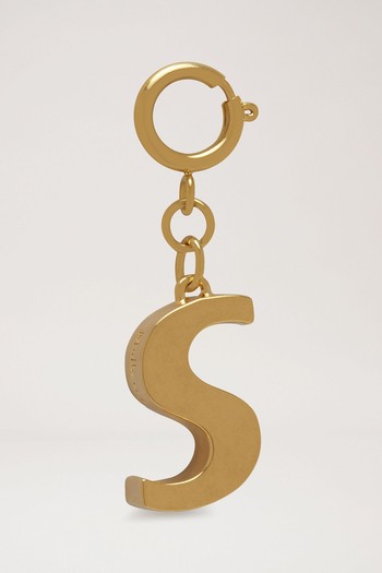 Alphabet Brass Keyring