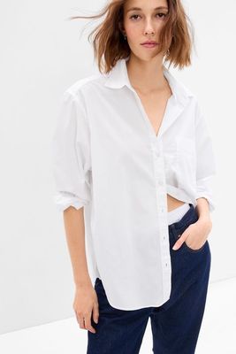 Organic Cotton Long Sleeve Oversized Shirt