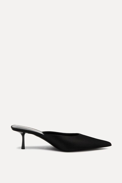 Barbara 55 Satin Mules from SAINT LAURENT