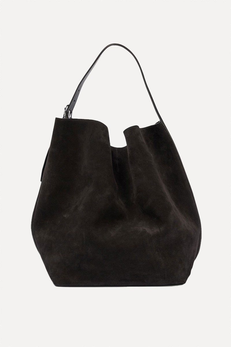 Belted Suede Tote from Toteme
