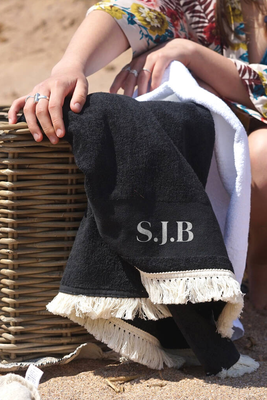Fringed Beach Towel from The Forest & Co