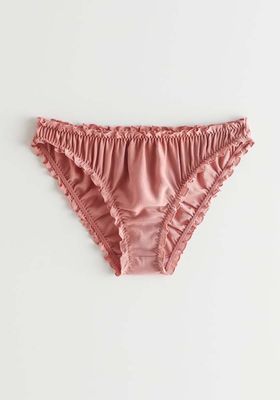 Frilled Silk Briefs from & Other Stories