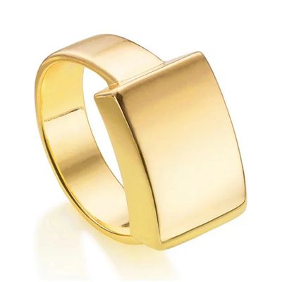 Large Linear Plain Ring from Monica Vinader