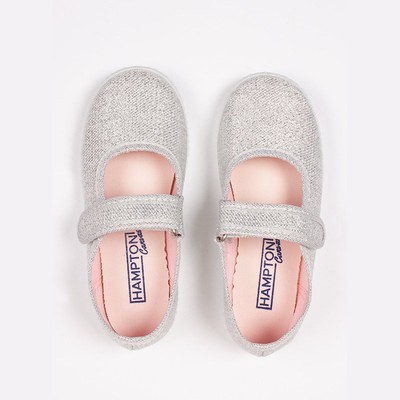 Silver Martha Shoes from Hampton Canvas