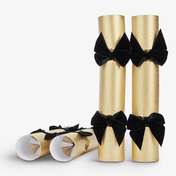 Celebration House Limited velvet-bow crackers from Selfridges