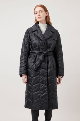 Softie Quilted Double Breasted Coat