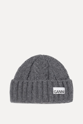 Cable Beanie from GANNI