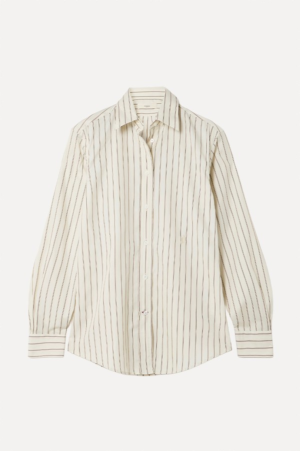 Striped Cotton & Silk-Blend Shirt  from Purdey