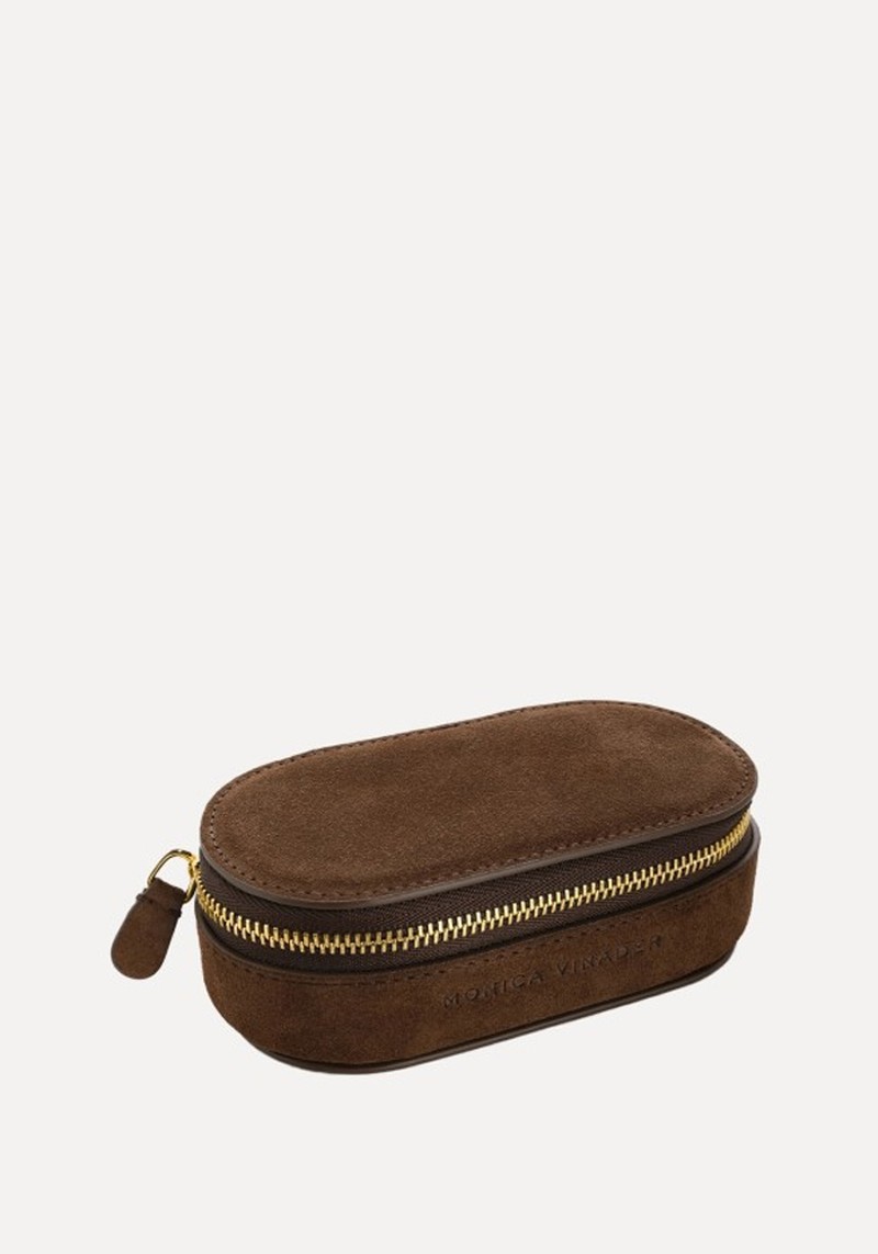 Mini Suede Jewellery Box 