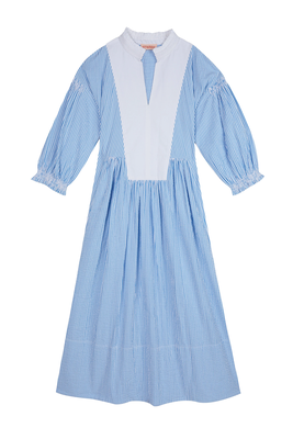 The Midi Smocked Collar Dress from Seraphina