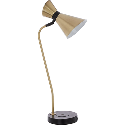 Black & Gold Tone Table Lamp