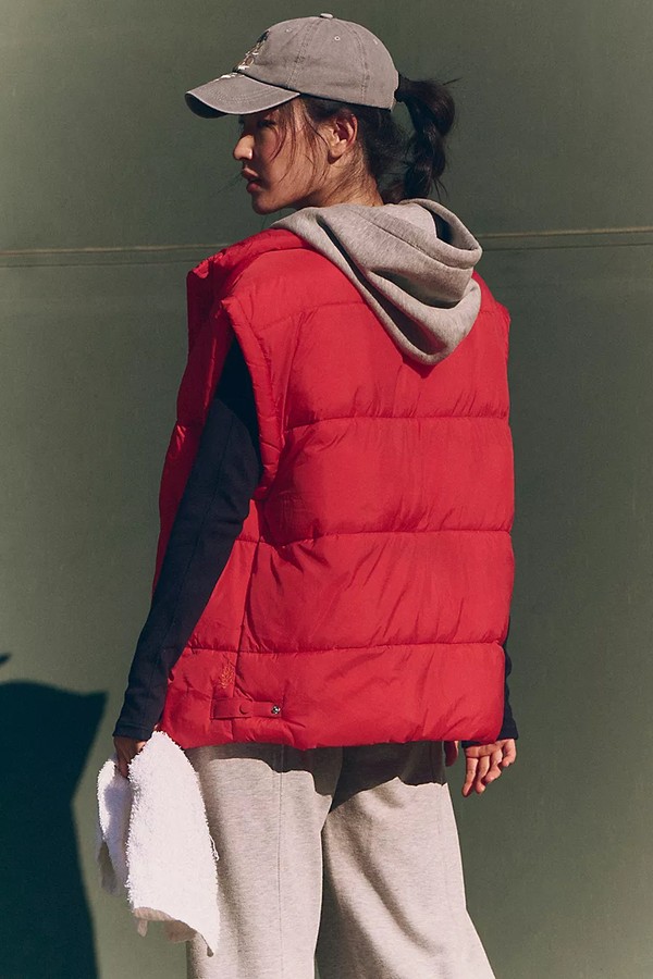 In A Bubble Puffer Waistcoat