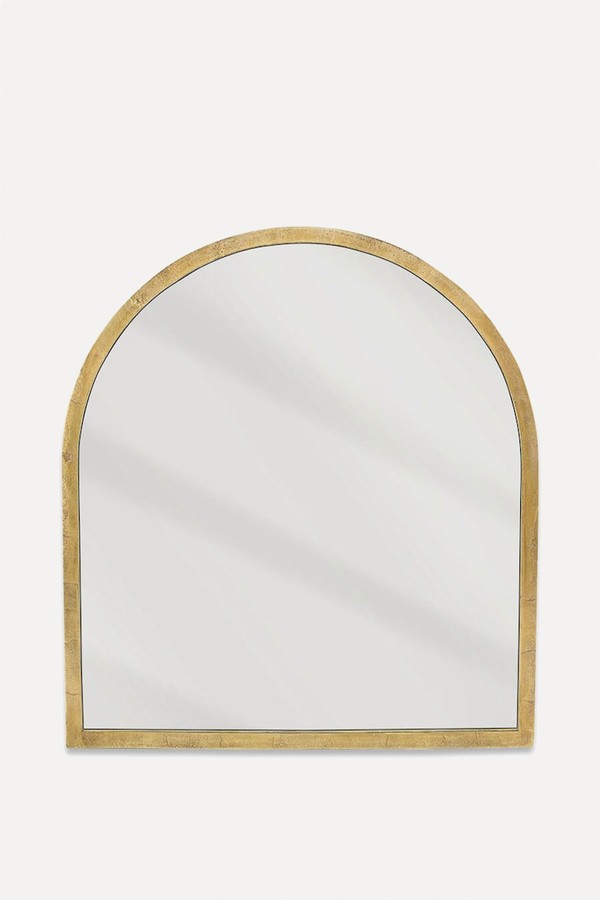 Brass Murwara Arch Mirror from Nkuku 