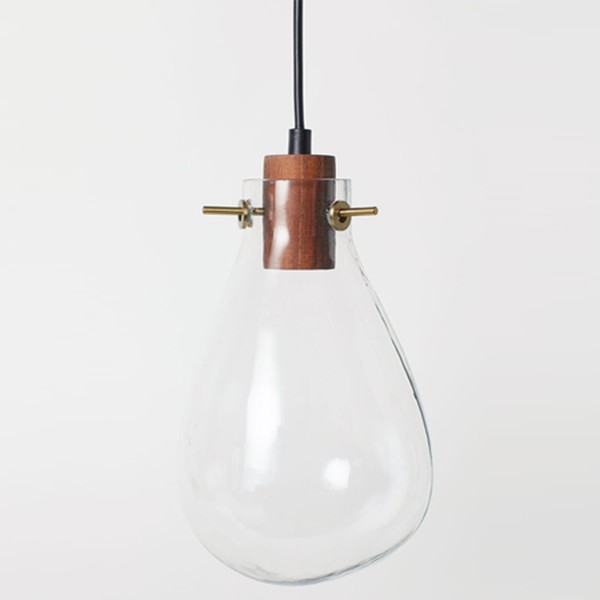 Small Glass Pendant Light