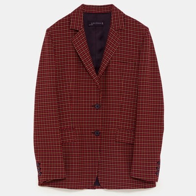 Checked Blazer from Zara