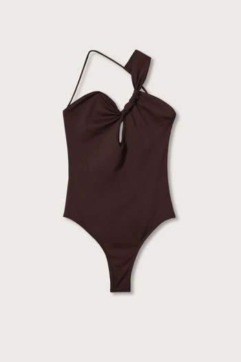 Wrapped Belt Swimsuit from Mango