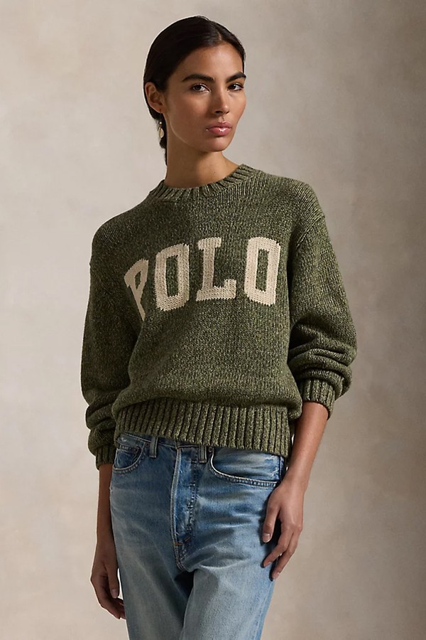 Logo Cotton Crewneck Jumper