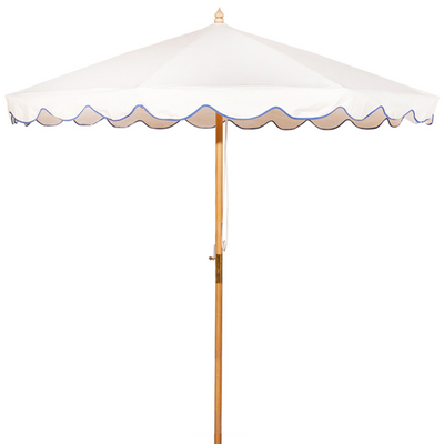 Blue Holly Octagonal Parasol from East London Parasols