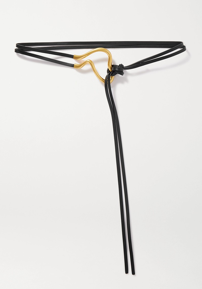 Leather Belt from Bottega Veneta